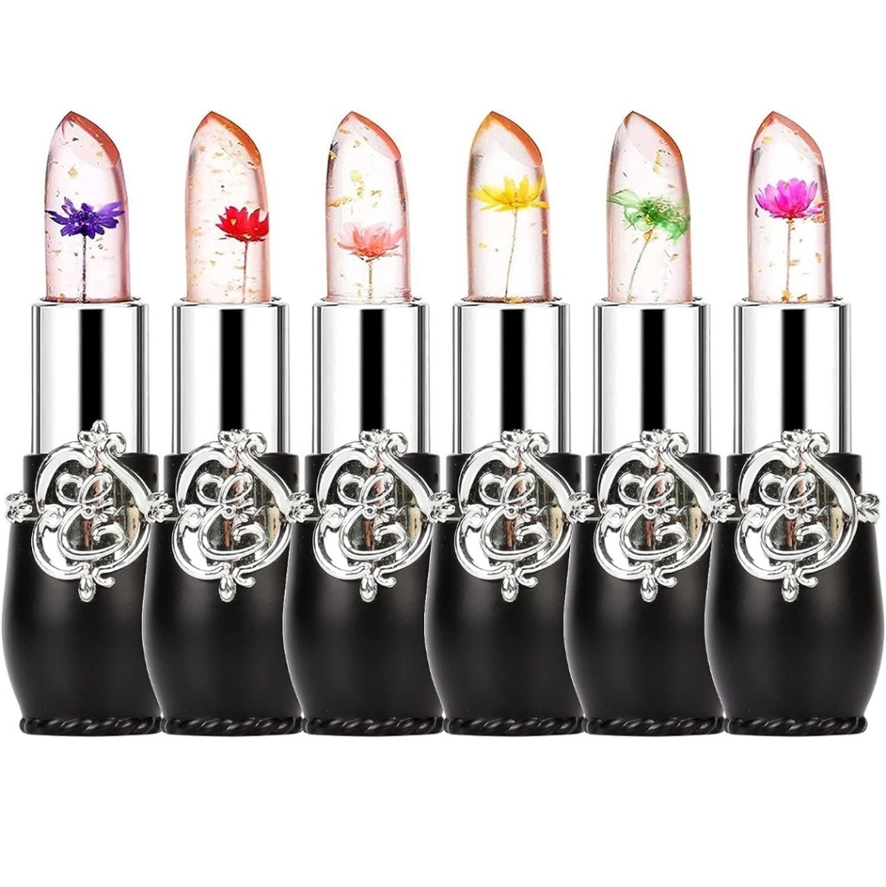NWT (1) Jelly Flower Lipstick, temperature changing, Moisturizing, "mood" gl…